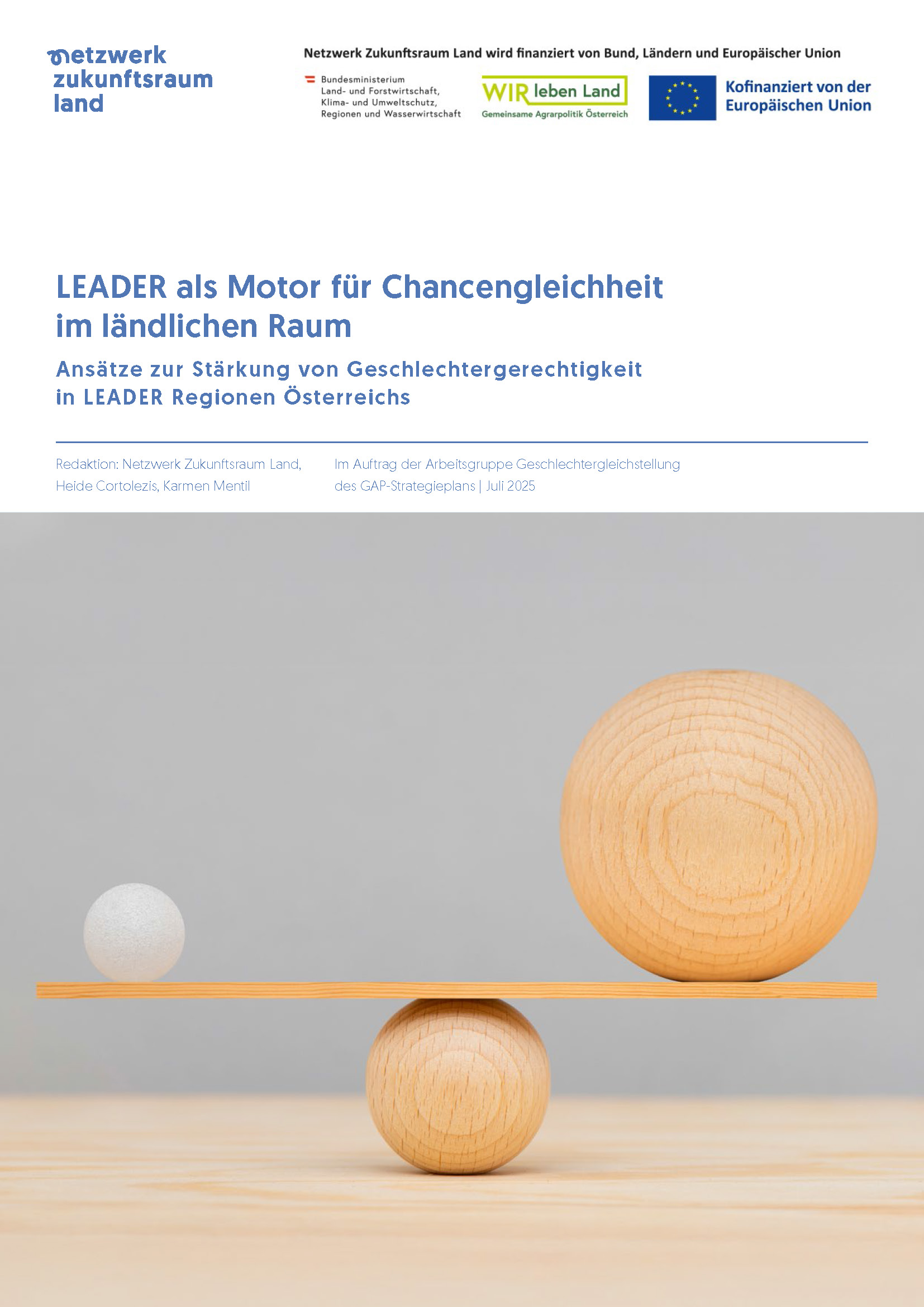 Leitfaden Geschlechtergleichstellung Titelbild